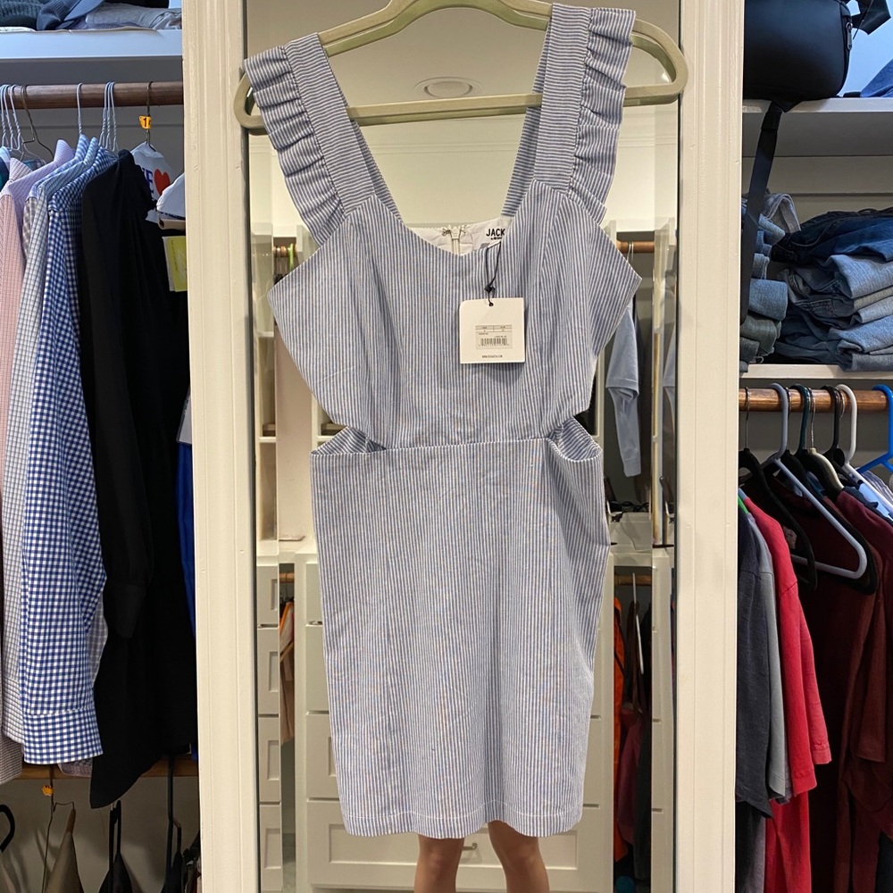 Jack BB Dakota seersucker romper